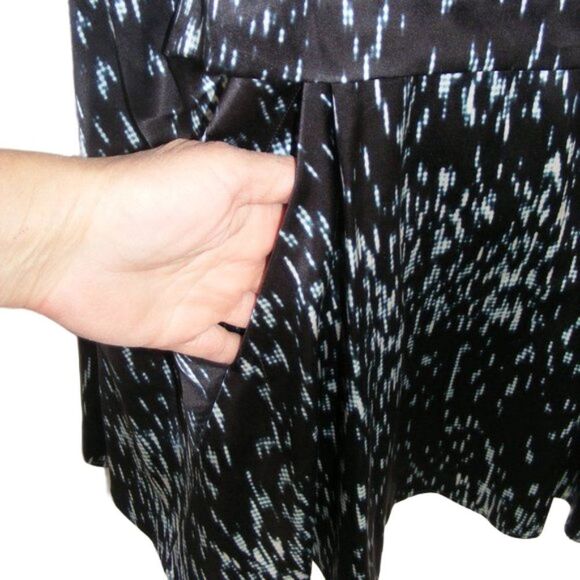 THEORY Mini Dress, 4, Black, Shadrin Block, Silk, Pockets, Sleeveless, - Picture 4 of 10